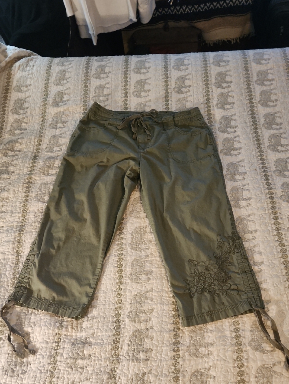 Faded Glory Olive Green Casual Pants